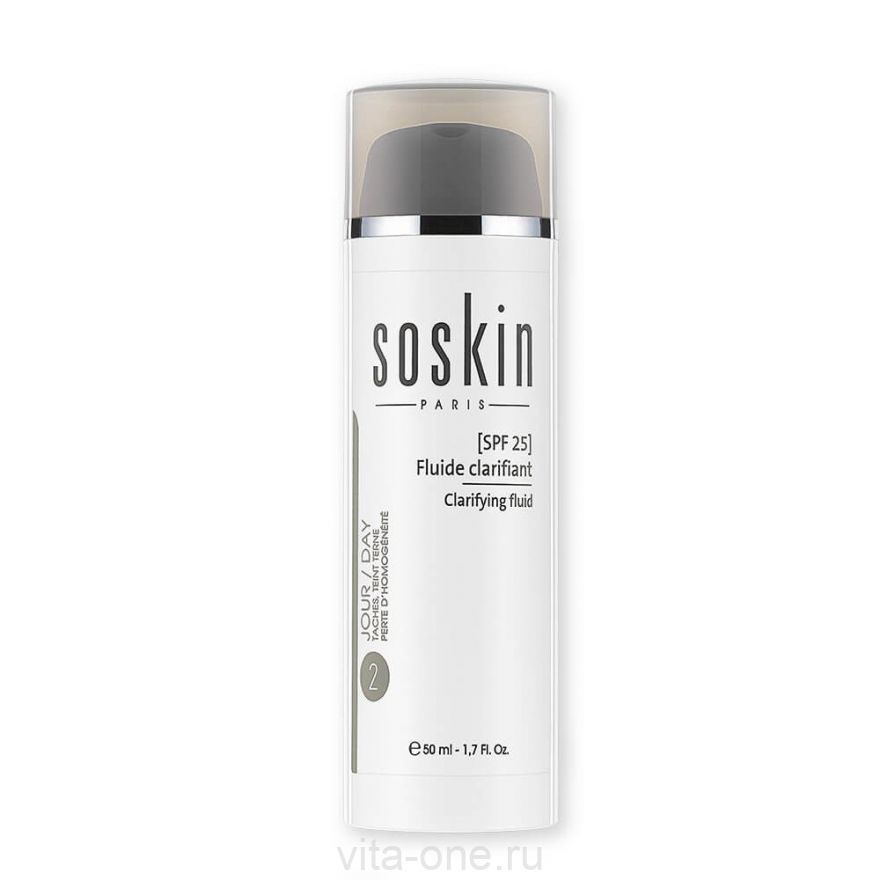 Корректор-флюид для ровного цвета и сияния кожи SPF25 SOSKIN Clarifying Fluid SPF25 50 мл