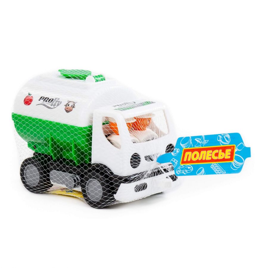 Автомобиль с цистерной "Мой первый грузовик" "PROliv" (зелёный) (в сеточке)