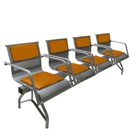 Многоместная секция Стайл-М, 4-х местная (Оранжевая)