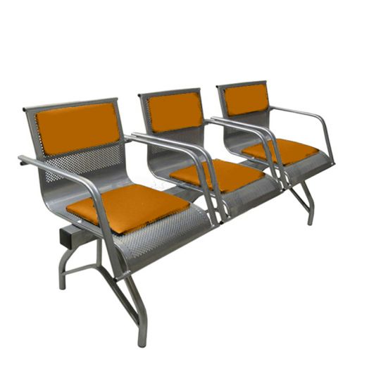 Многоместная секция Стайл-М, 3-х местная (Оранжевая)