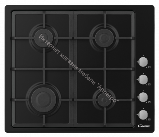 Газовая варочная панель Candy CHG6LB черный