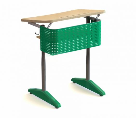 Одноместная парта Nova регулируемая с углом наклона столешницы