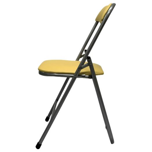 Складной стул  РС 04 (Цвет обивки Жёлтый)