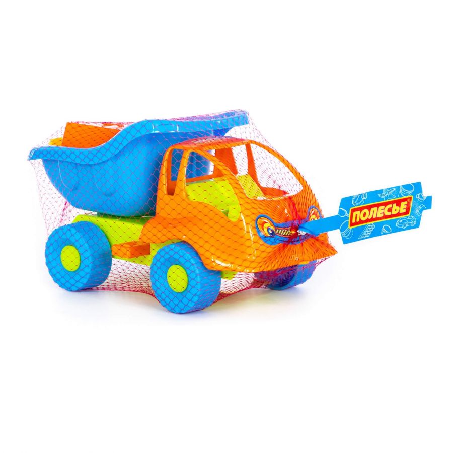 Набор №50: "Муравей", автомобиль-самосвал + формочки (самосвал + паровоз)