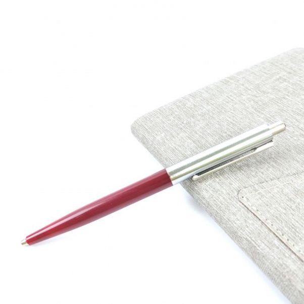 Бордовые ручки Senator Point Metal