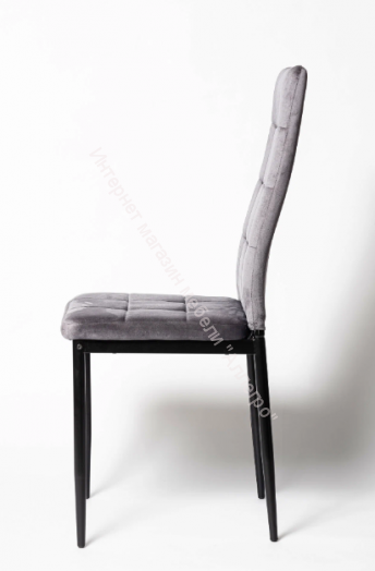 Кухонный стул "DC 4032B" Графит велюр/опоры чёрные (G062-40)