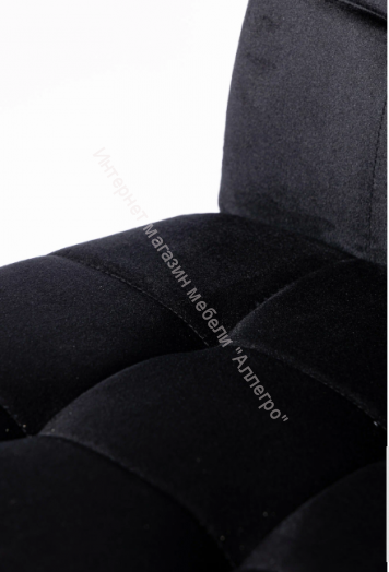 Кухонный стул "DC 4032B" Чёрный велюр/опоры чёрные (G062-50)