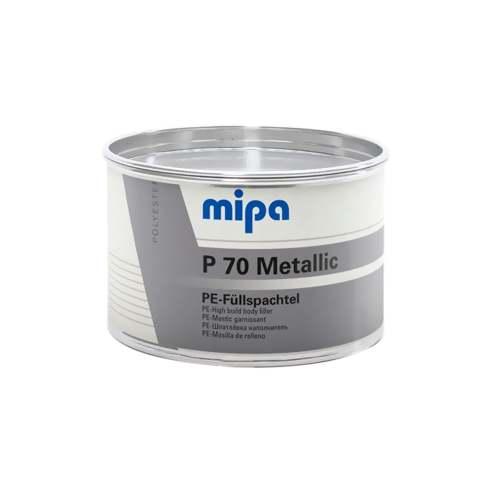 Mipa P 70 Metallic PE-Fullspachtel Шпатлевка с алюминиевым наполнителем, объем 2кг.