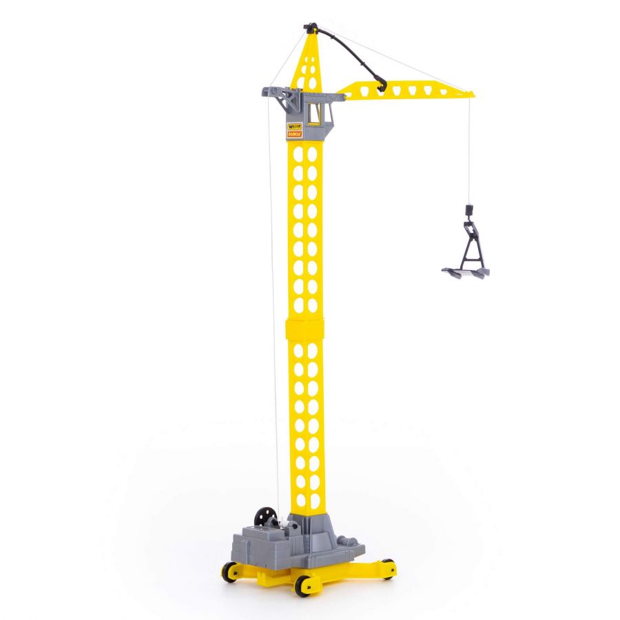 Башенный кран "Агат" на колёсиках большой (в пакете)