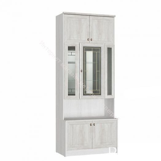 Шкаф для посуды ЯН-09 "Янна" Орех Мальта