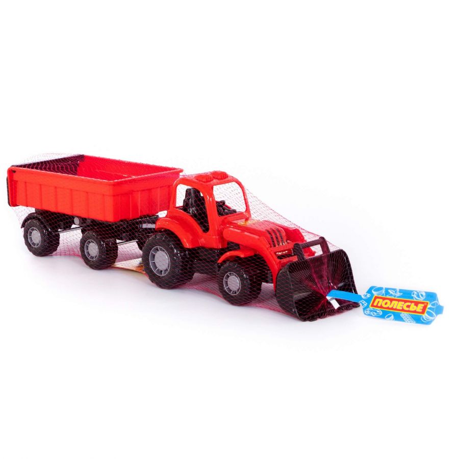 "Крепыш", трактор с прицепом №1 и ковшом