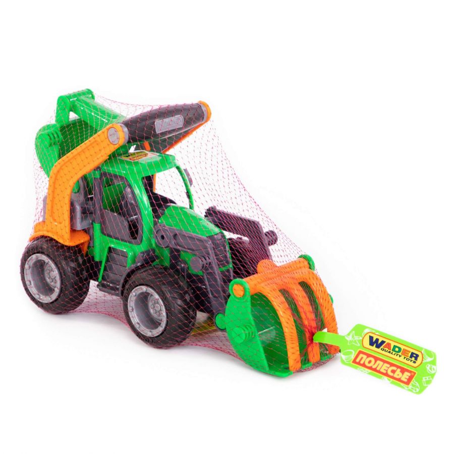 "ГрипТрак", трактор-погрузчик с ковшом (в сеточке)