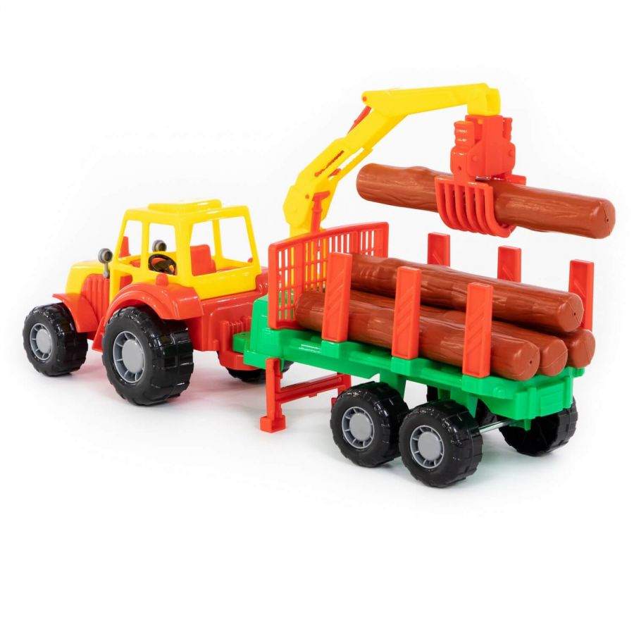 "Мастер", трактор с полуприцепом-лесовозом