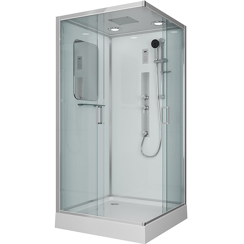 Изображение Душевая кабина Niagara Premium 100х100 NG-6002-01GQ с гидромассажем