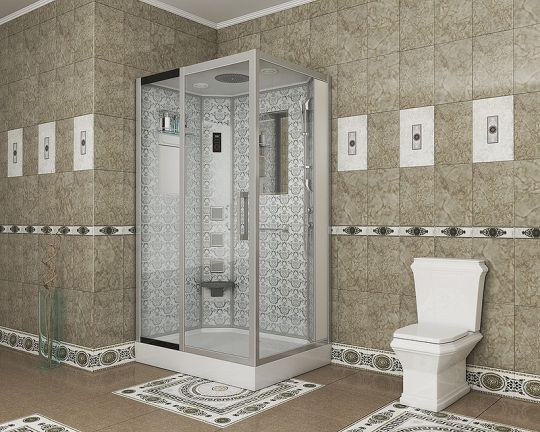 Душевая кабина Niagara Lux 120x90 NG-7711W с гидромассажем ФОТО