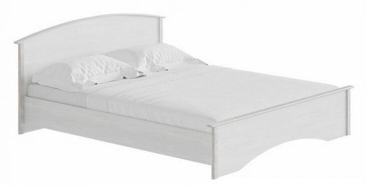 Кровать 0,9 м ЯН-37 "Янна" с низкой спинкой и ортопедическим основанием Орех Мальта