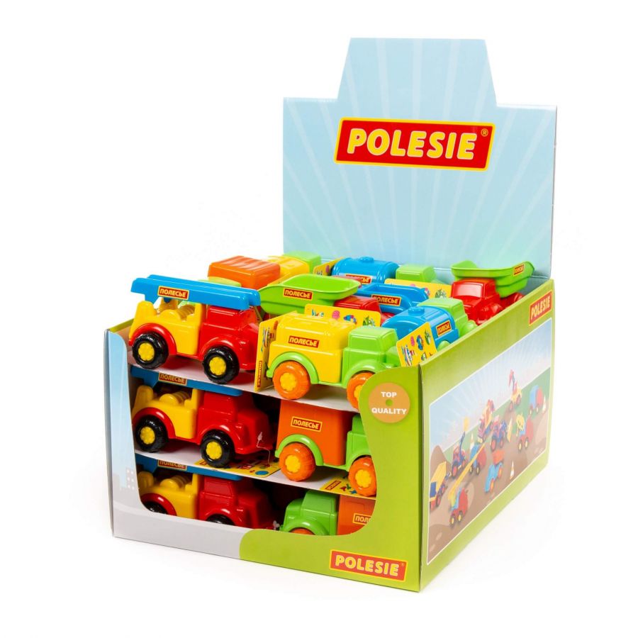 "Антошка", автомобиль (дисплей №11) Polesie (в дисплее 27 шт)