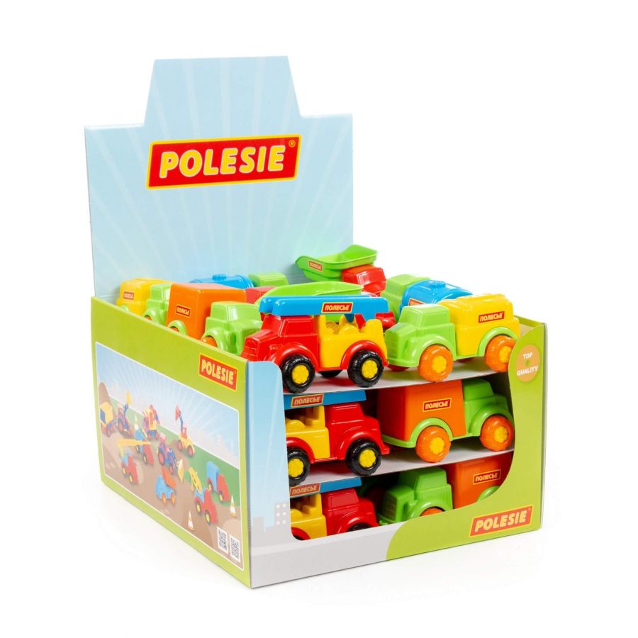 "Антошка", автомобиль (дисплей №11) Polesie (в дисплее 27 шт)