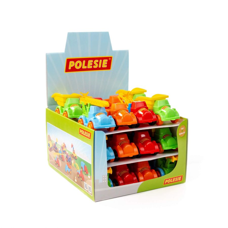 "Борька", автомобиль (дисплей №12) Polesie (в дисплее 27 шт)