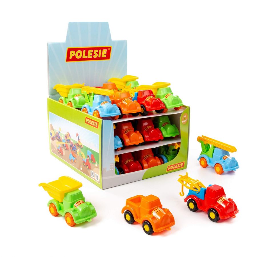 "Борька", автомобиль (дисплей №12) Polesie (в дисплее 27 шт)