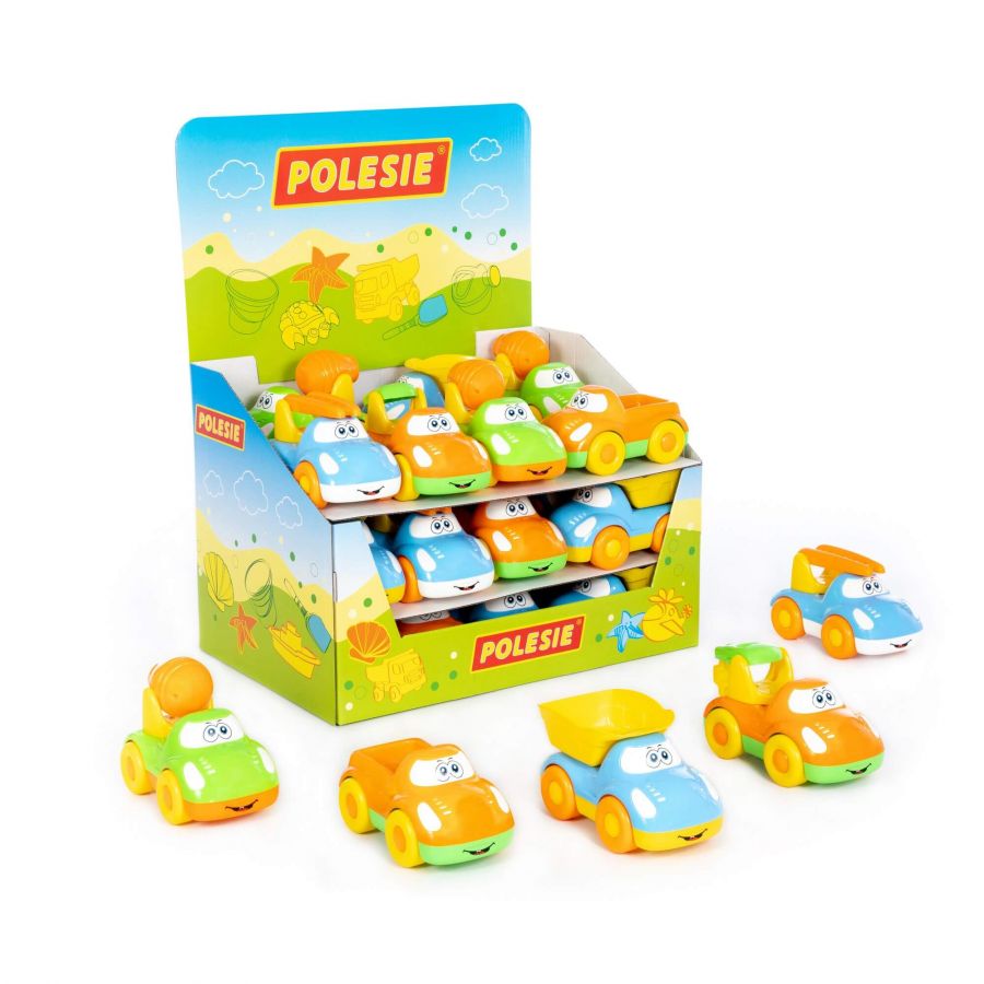 "Дружок", автомобиль (дисплей №19) Polesie (в дисплее 21 шт)