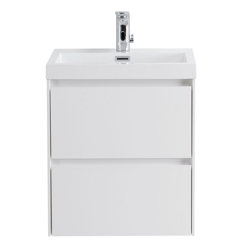 База под раковину подвесная BelBagno PIETRA MINI-500-2C-SO-BL Bianco Lucido