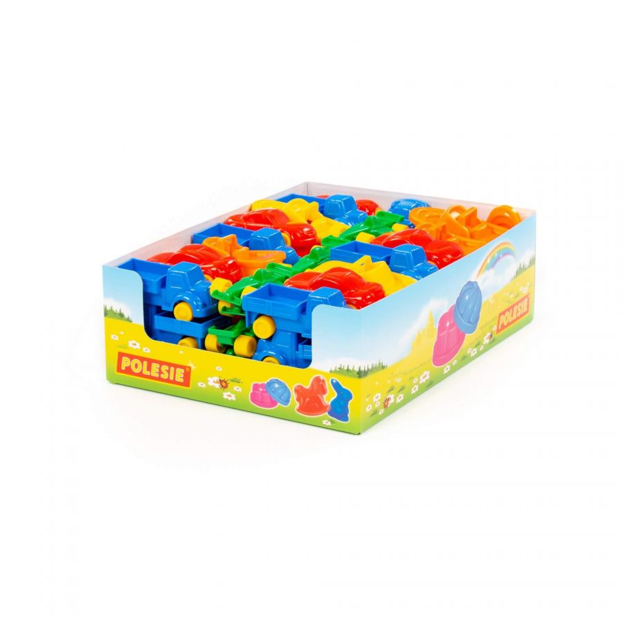 Игрушка транспортная "Мини" (дисплей №1) (в дисплее 64 шт)