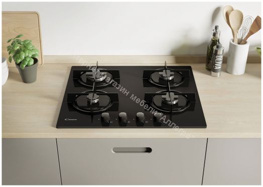 Газовая варочная панель Candy CVW6BB черный