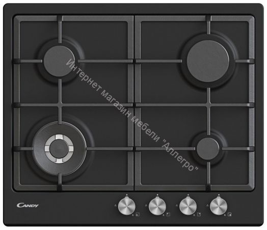 Газовая варочная панель Candy CHG6BF4WPBB черный