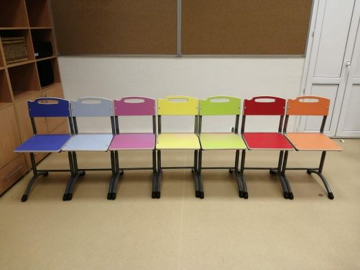 Стул ученический, регулируемый NOVA (Слоновая кость)