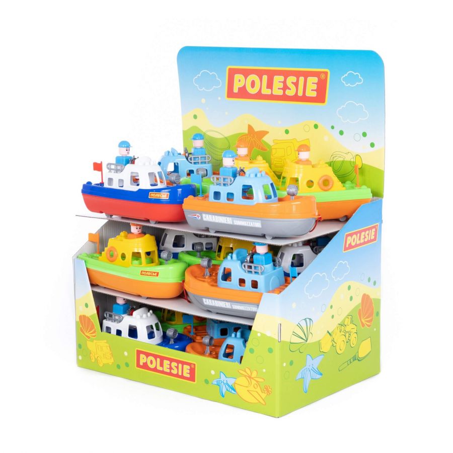 Катер (дисплей №7) Polesie (в дисплее 15 шт)