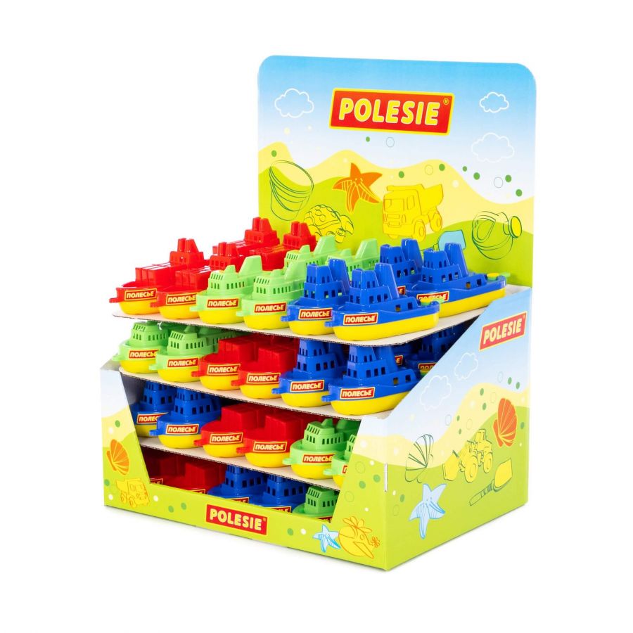Кораблик (дисплей №6) Polesie (в дисплее 48 шт)