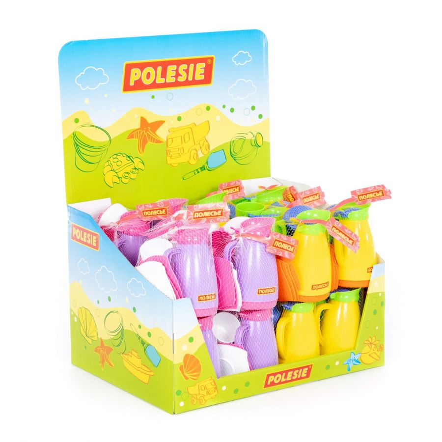 Набор детской посуды "Алиса" на 4 персоны (дисплей №9) Polesie (в дисплее 20 наборов)