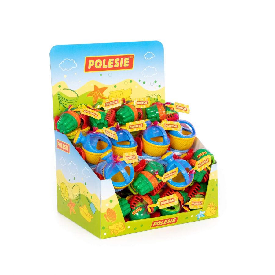 Набор песочный (дисплей №50) Polesie (в дисплее 24 набора)