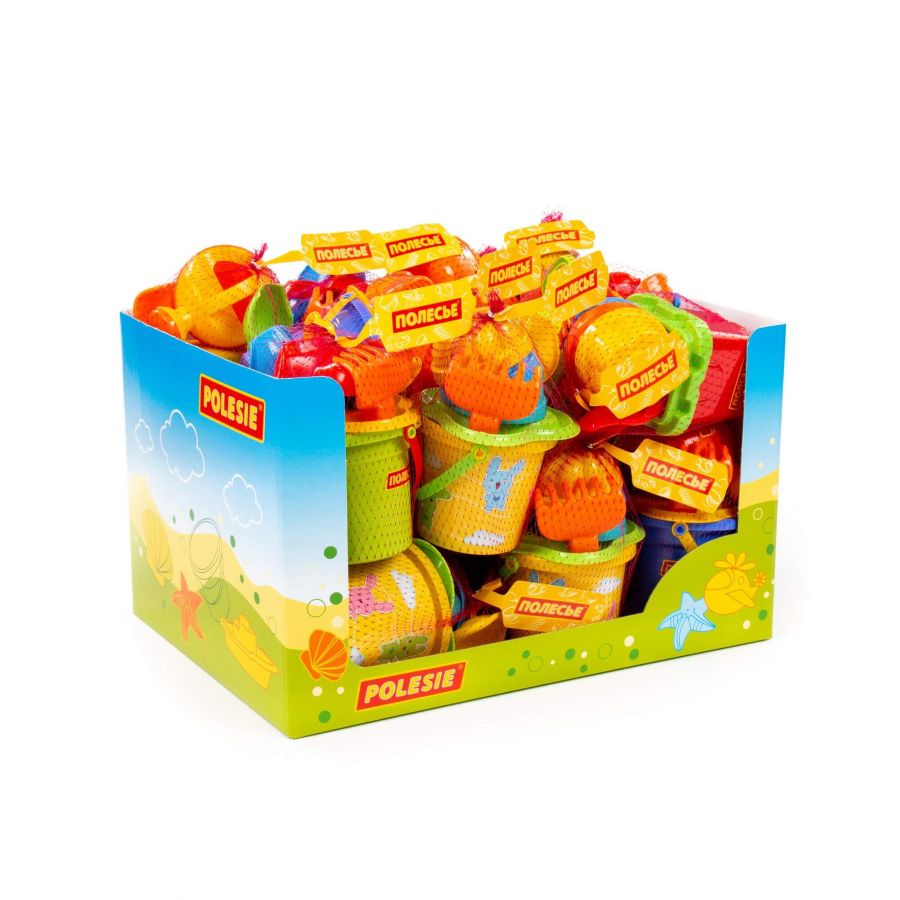 Набор песочный (дисплей №51) Polesie (в дисплее 18 наборов)