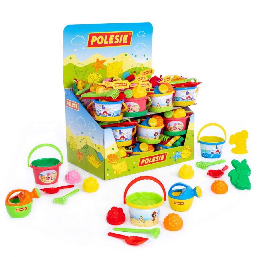 Набор песочный (дисплей №54) Polesie (в дисплее 27 наборов)
