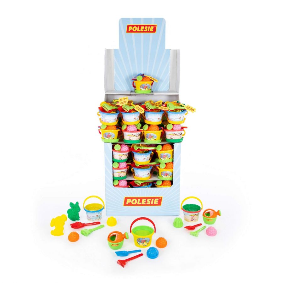 Набор песочный (дисплей №55) Polesie (в дисплее 57 наборов)