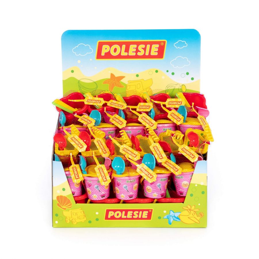 Набор песочный (дисплей №80) Polesie (в дисплее 50 наборов)