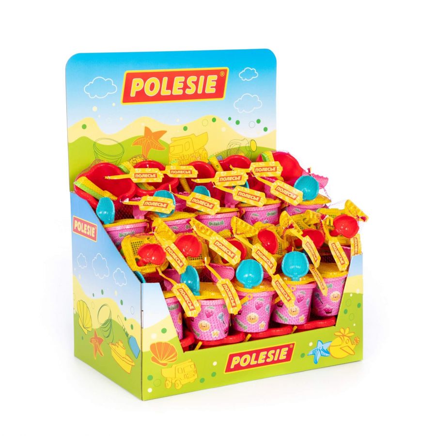 Набор песочный (дисплей №80) Polesie (в дисплее 50 наборов)