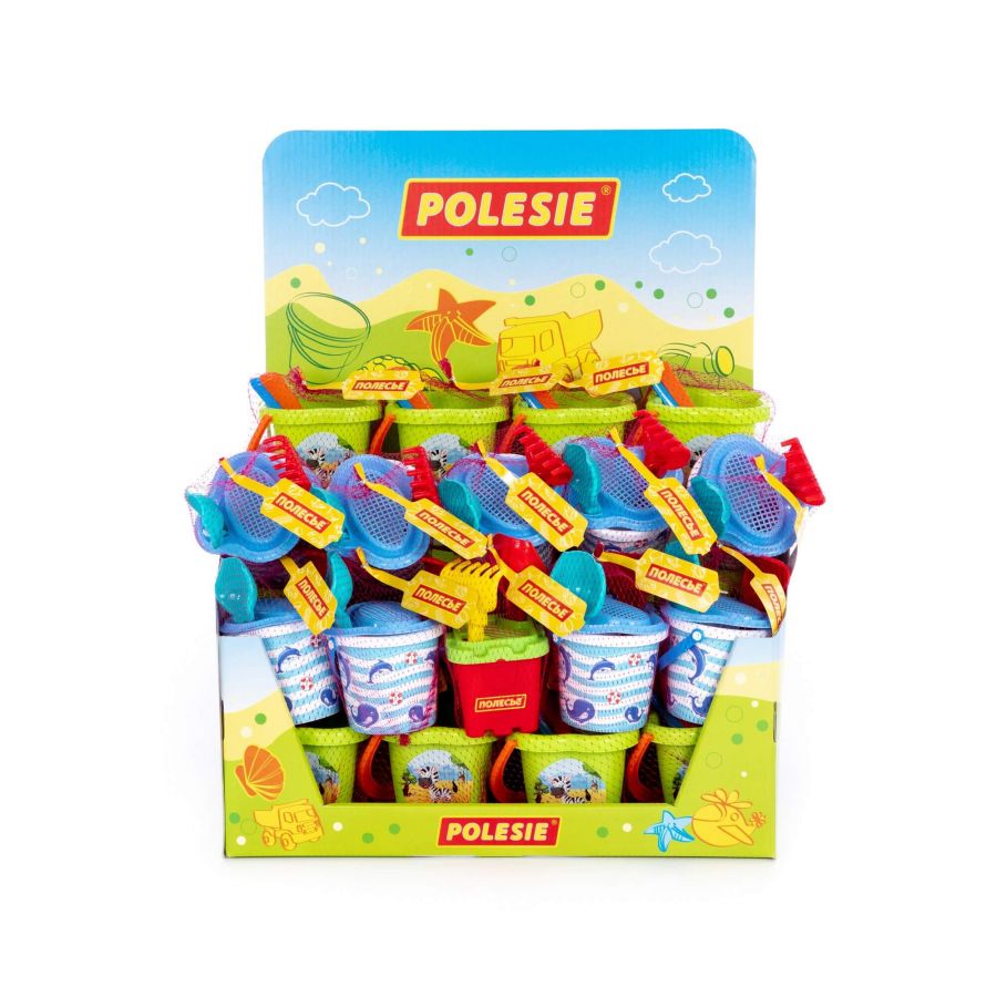 Набор песочный (дисплей №82) Polesie (в дисплее 37 наборов)