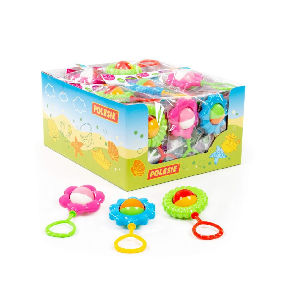 Погремушка (дисплей №75) Polesie (в дисплее 48 шт)