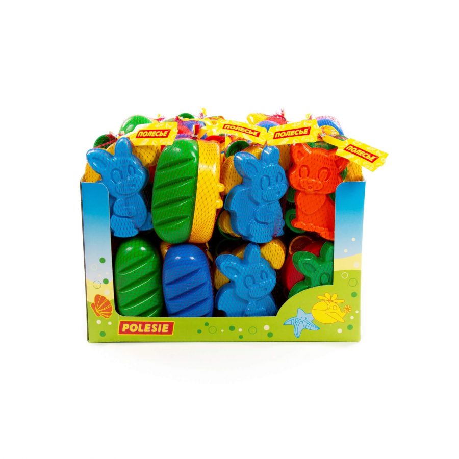 Формочки (дисплей №3) Polesie (Дисплей 24 набора)