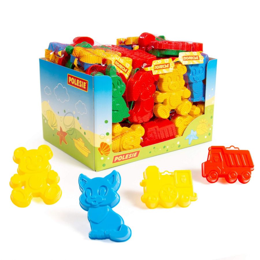 Формочки (дисплей №48) Polesie (Дисплей 48 наборов)