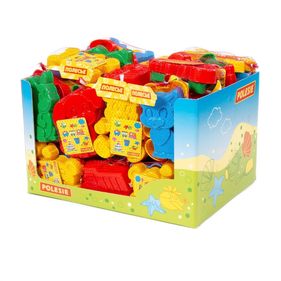 Формочки (дисплей №48) Polesie (Дисплей 48 наборов)