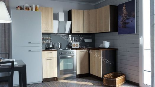 Кухонный гарнитур Сабрина прайм угловой 1400*1200 мм