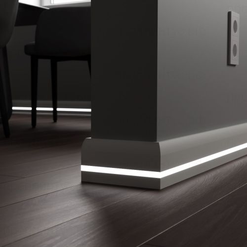 Плинтус c LED подсветкой Мериленд