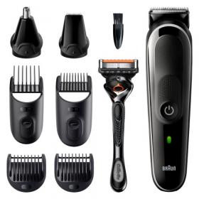 Триммер Braun MGK5360 Black, 8-в-1 + Бритва Gillette