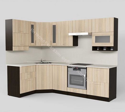 Кухонный гарнитур Симона гранд оптима угловой 2600*1500 мм