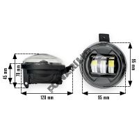 Противотуманные фары PTF18-50W FLOOD с границей света