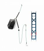 Оснастка донная фидерная ЯМАН «Лещ» (кормушка 60г, плетеный шнур 0,15мм, крючок №10)